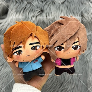 Versand Robert und Invisigal 10 cm Plüsch,Robert und Invisigal Paar Puppen, Geschenk für Versand Spiel Z-Team, Waterboy Plüsch