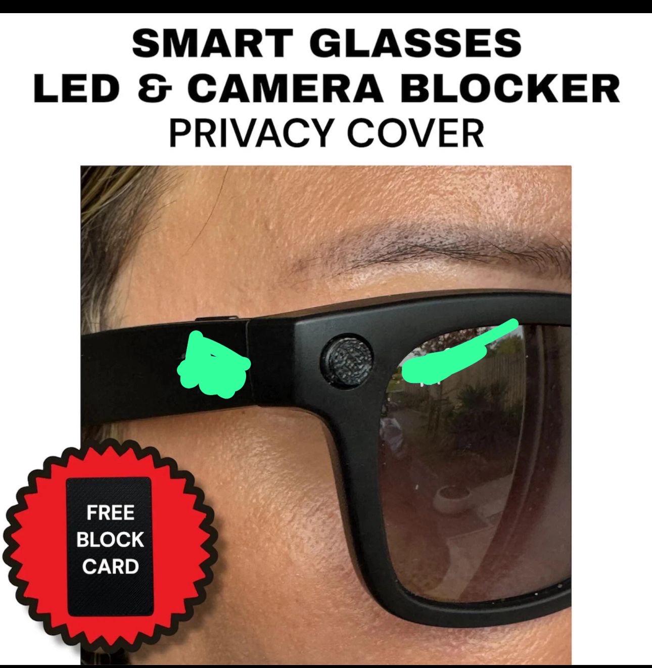 RayBan Metaスマートグラス対応スマートグラスLEDカメラカバー