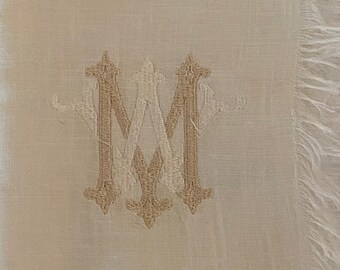 Personalized Cotton Napkins: Monogrammed Napkins, Set of 4