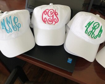 Monogrammed Hat: Personalized Initial Cap