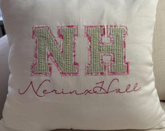 Handmade High School Pillow Cover