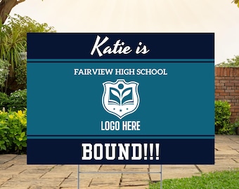 College Bound 2026 Yard Sign, Custom Graduation Yard Sign, Class of 2026