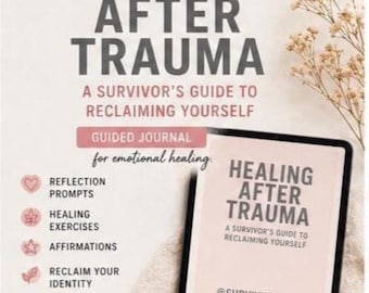 Trauma Recovery Guided Journal for Women | Emotional Healing Prompts (Digital Download)