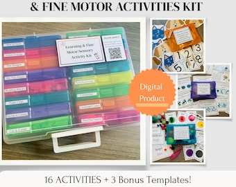 Early Learning Activity Kit: Fine Motor Skills, Ages 2-7 {Digital Product}