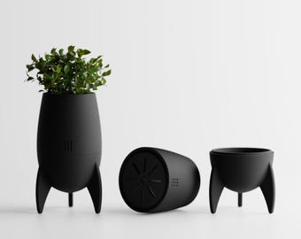 Rocket Planter – Modern Space-Inspired Pot for Indoor Plants