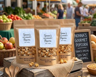 Sea Salt Caramel Gourmet Popcorn