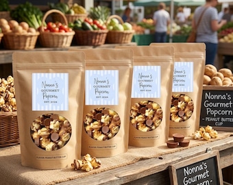 Peanut Butter Cup Gourmet Popcorn