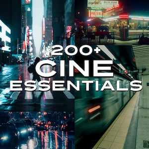 200+ Cinematic Bundle Lightroom Presets, Cinematic Street Presets, Movie Presets, Film Presets ,Cinematic Night Presets, Preset