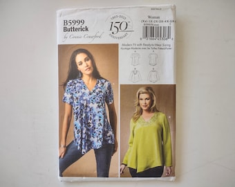 Butterick Sewing Pattern B5999, women's top
