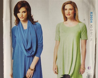 Kwik Sew Pattern K3954, pullover raglan tunic pattern