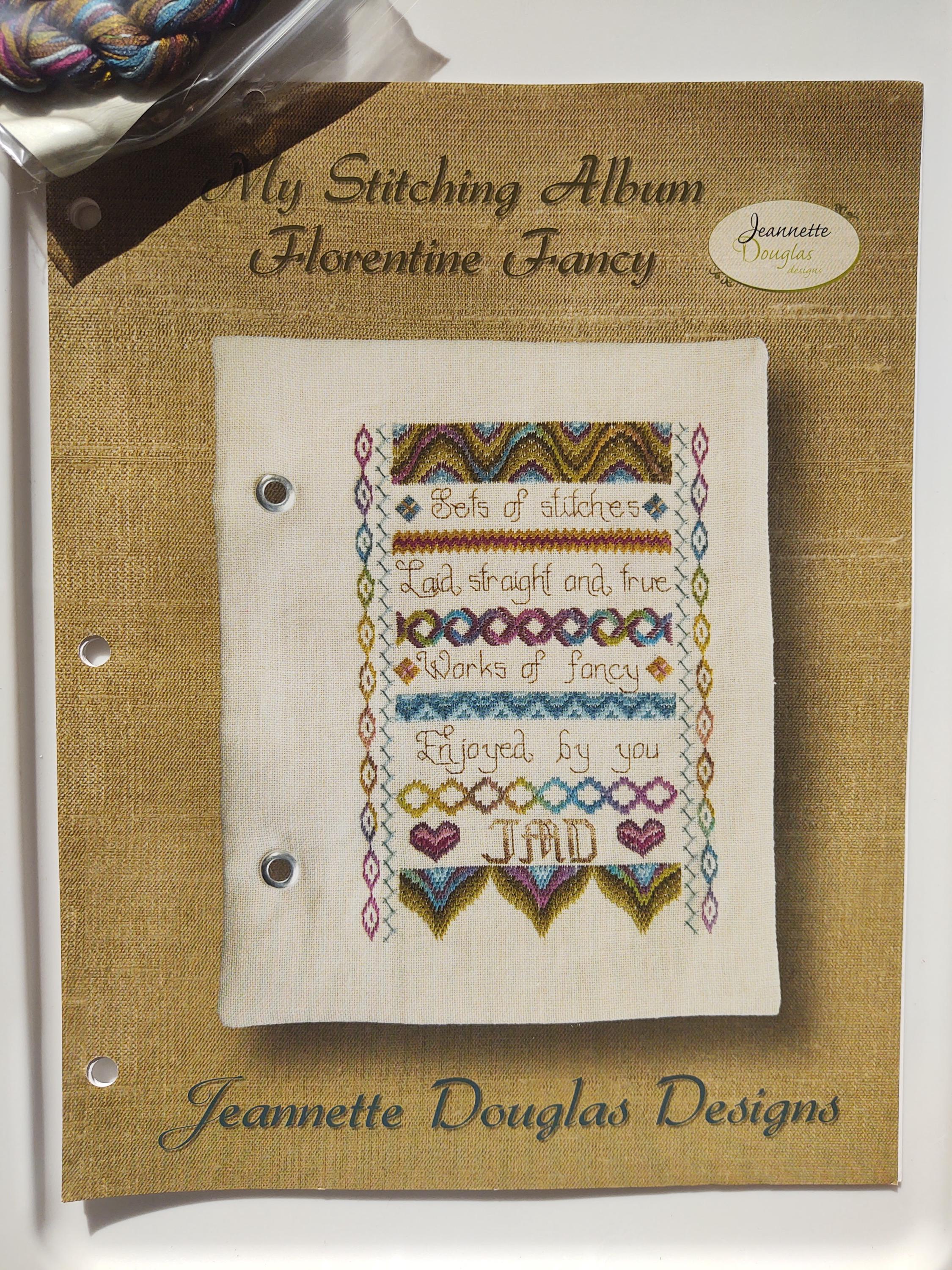 My Stitching Album Florentine Fancy Needlepoint Sampler Kit, by