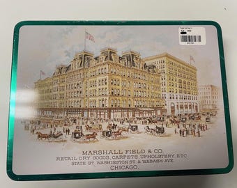 Marshall Field & Co Metal Tin