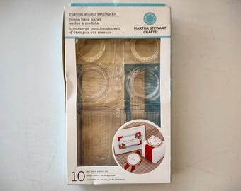 Custom Stamp Setting Kit, by Martha Stewart