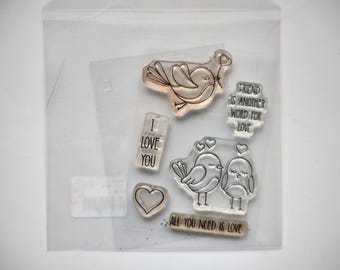Lovebirds Stamp Set