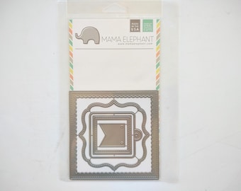 Framed Tags Union Square Set of Steel Dies, by Mama Elephant