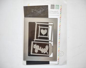 Valentine's Day Card Set of Steel Dies, by Mama Elephant