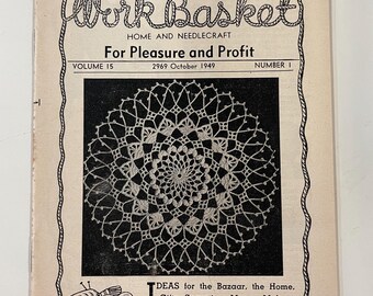 The Work Basket Magazine October 1949