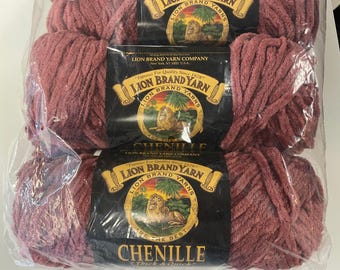 Lion Brand Yarn Chenille "Thick & Quick"