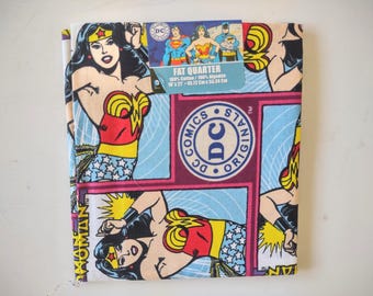 Ritagli di tessuto di cotone Wonder Woman