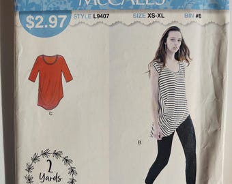 McCall's It's Sew Simple Pattern L9407, shirt pattern
