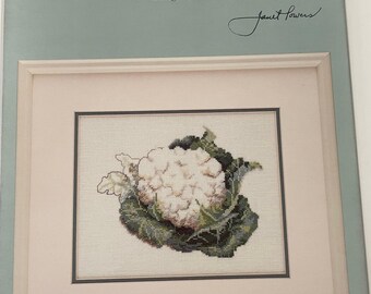 Cauliflower and Broccoli Cross Stitch Pattern Bundle
