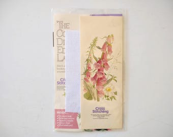 Foxgloves Cross Stitch Kit, The Country Diary Of An Edwardian Lady, by The World Of Cross Stitching