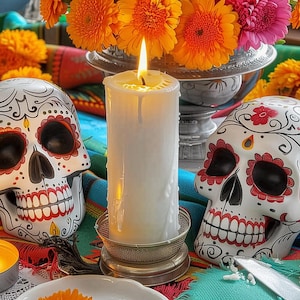 Day of the Dead-kunstbundel - 8 Dia de los Muertos Prints Collection - direct downloaden