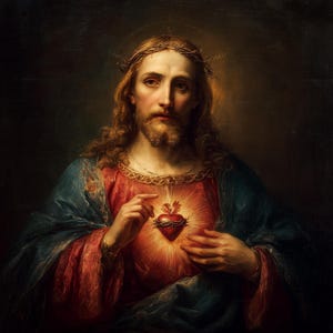 4k Sacred Heart of Jesus