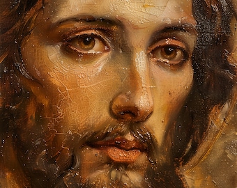 ヴィンテージのイエス・キリストの肖像画：美術キリスト教イラスト