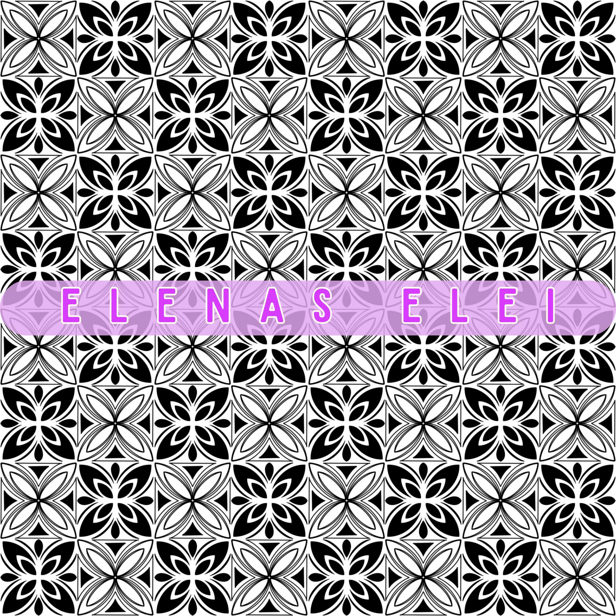 Aunty Daisy Polynesian Elei Pattern SVG | Samoan Floral Vector ...