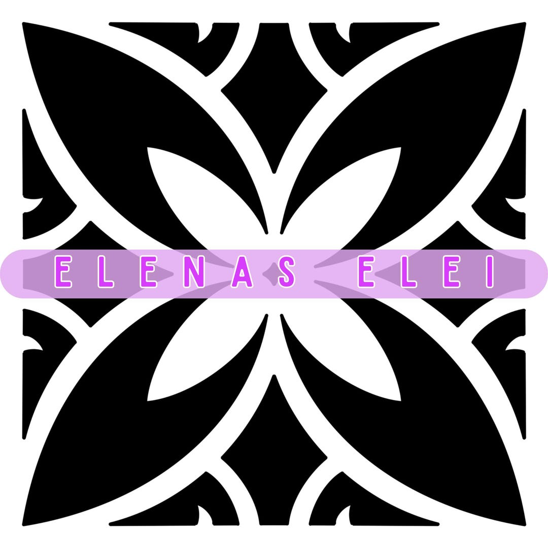 Polynesian Elei Pattern SVG | Samoan Floral Vector Design (digital ...