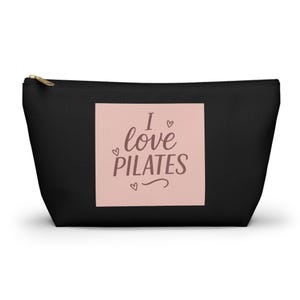 I Love Pilates Pouch, Pilates Accessories Pouch, Fitness Accessories, Gym Pouch, Pilates Gifts