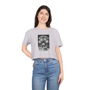 Beverly Hills Crop Tee Shirt, Beverly Hills 90210 Shirt, Cropped