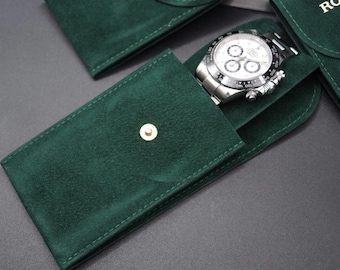 Green watch Storage Travel Pouch