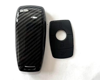 AMG Mercedes Benz Keyfob carbon fiber custom cover for  electronic key