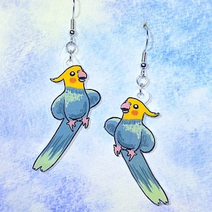 Cockatiel Parrot Earrings