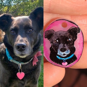 Custom Pet Portrait earrings