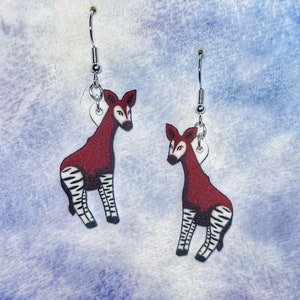 Okapi earrings image 1