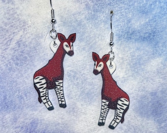 Boucles d'oreilles Okapi