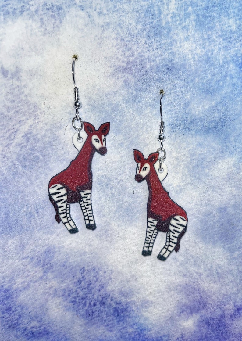 Okapi earrings image 1