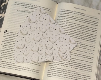 Moon & Stars Bookmark | Celestial Night Sky | Astrology Bookish Gift
