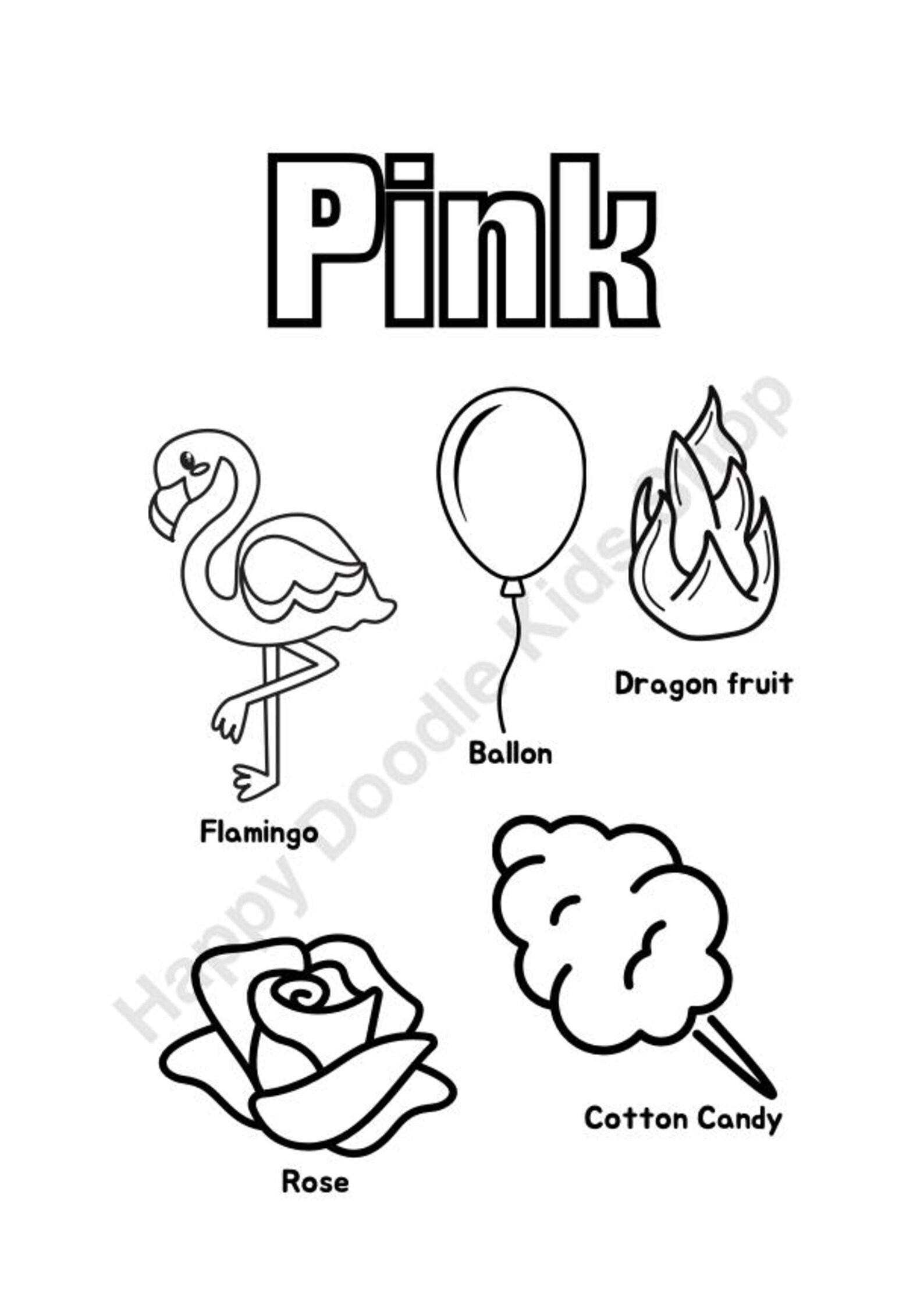 Learn Colors Red to Rainbow Printable Pack, Preschool & Kindergarten ...