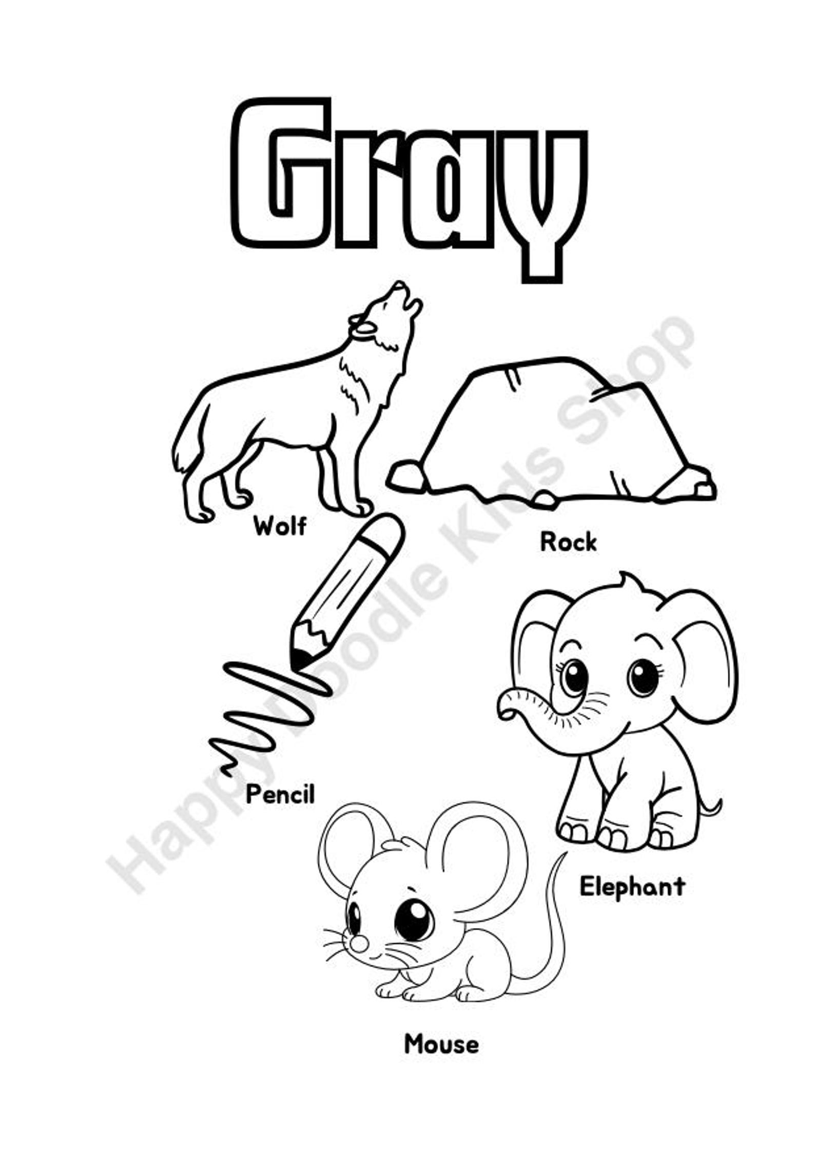 Learn Colors Red to Rainbow Printable Pack, Preschool & Kindergarten ...