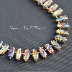 Opal tennis necklace best sale