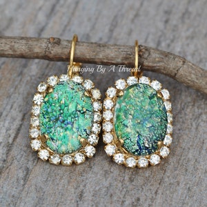 Harlequin Druzy Earrings