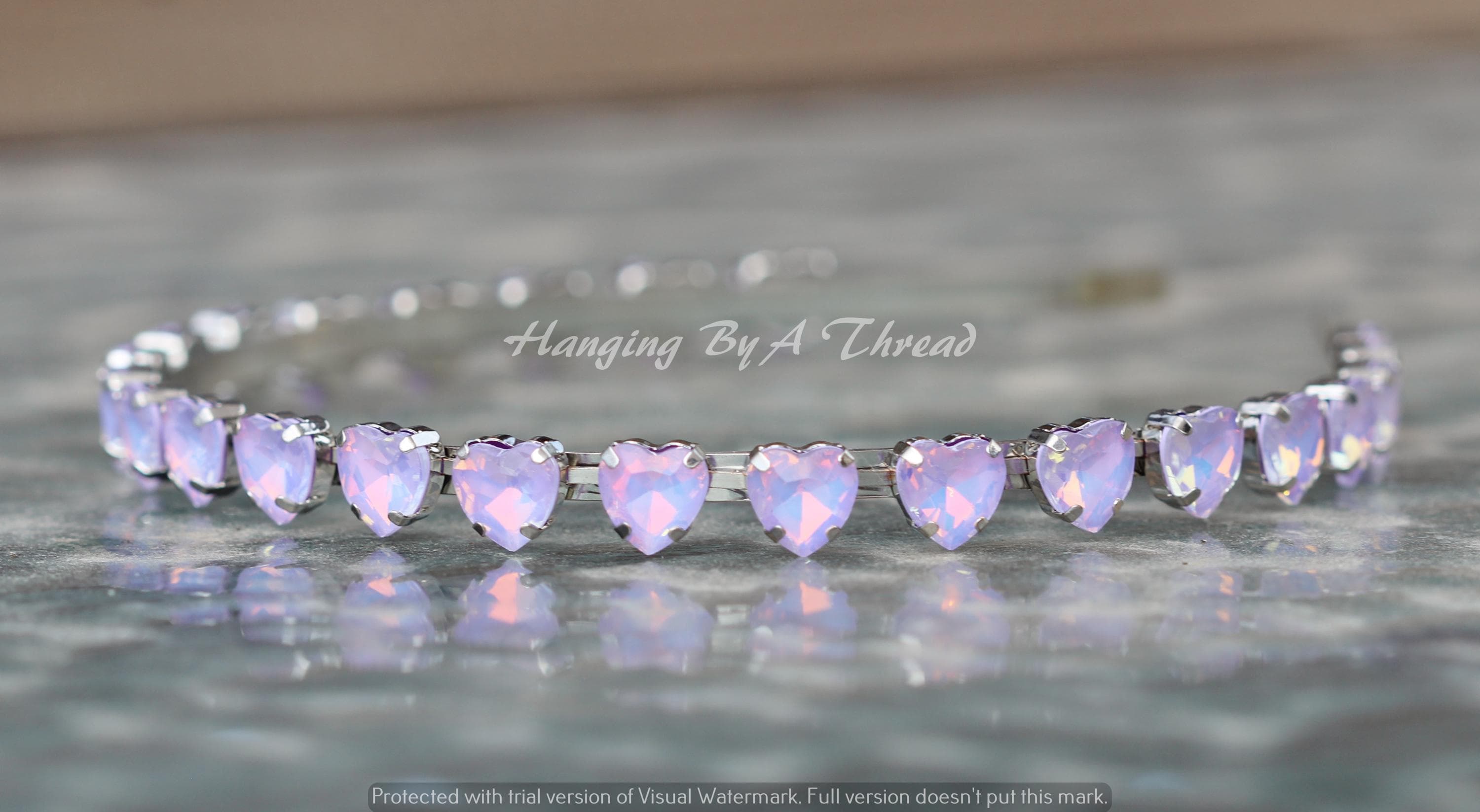 Lavender Rhinestone Headband - Etsy