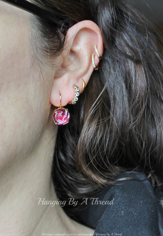 Orecchini A Cerchio Aperti In Argento Sterling, Orecchini A Cerchio