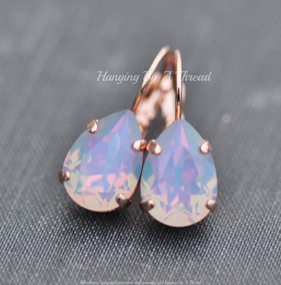 Swarovski opal earrings deals