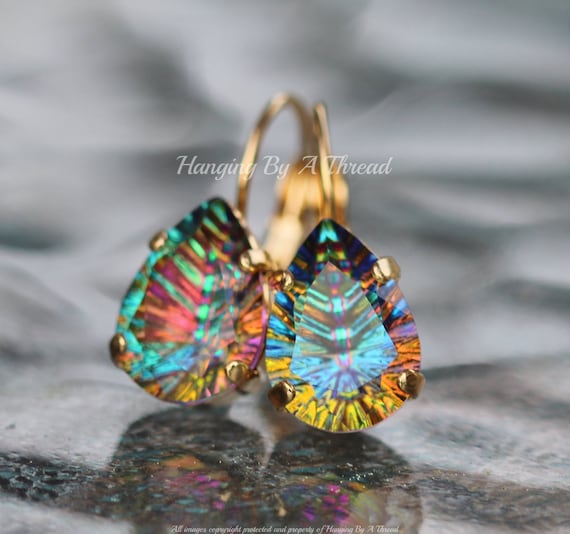 Drop Thread Dark Earring Drop Thread Dark Earring