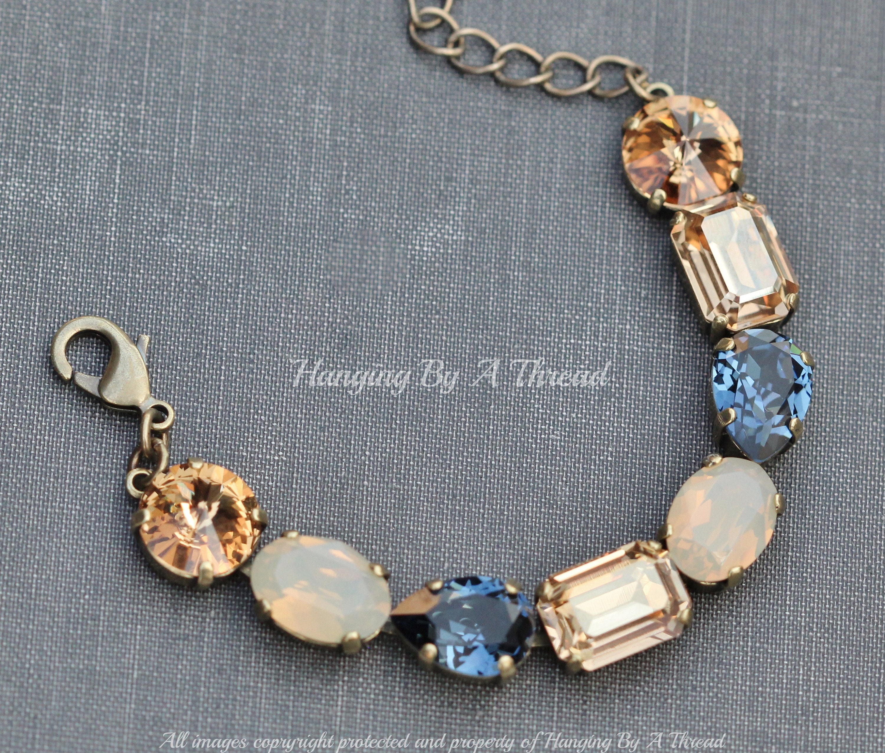 Vintage swarovski bracelet - Etsy 日本